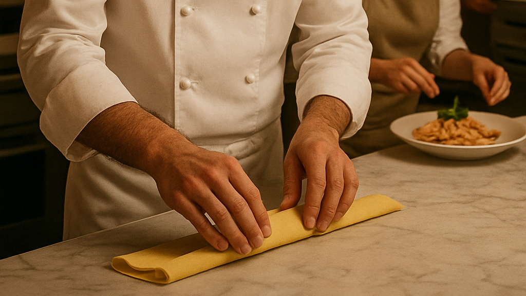 Chef GPT hand making pasta